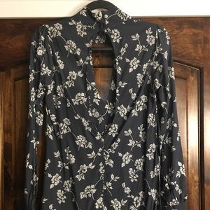 Long sleeve mini dress